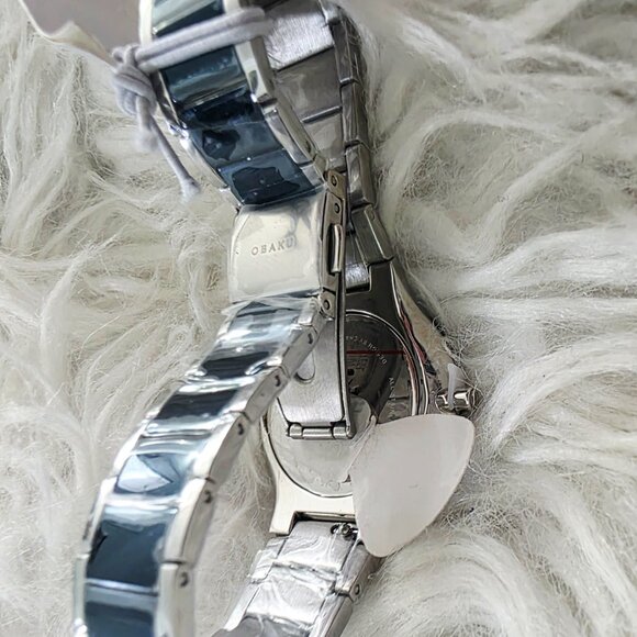 NWT Obaku Ladies Watch - Beautiful Teal/Sapphire Blue - Rhinestone Accents- main image 5